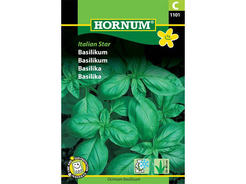 Frøpose med basilikum, Italian Star.