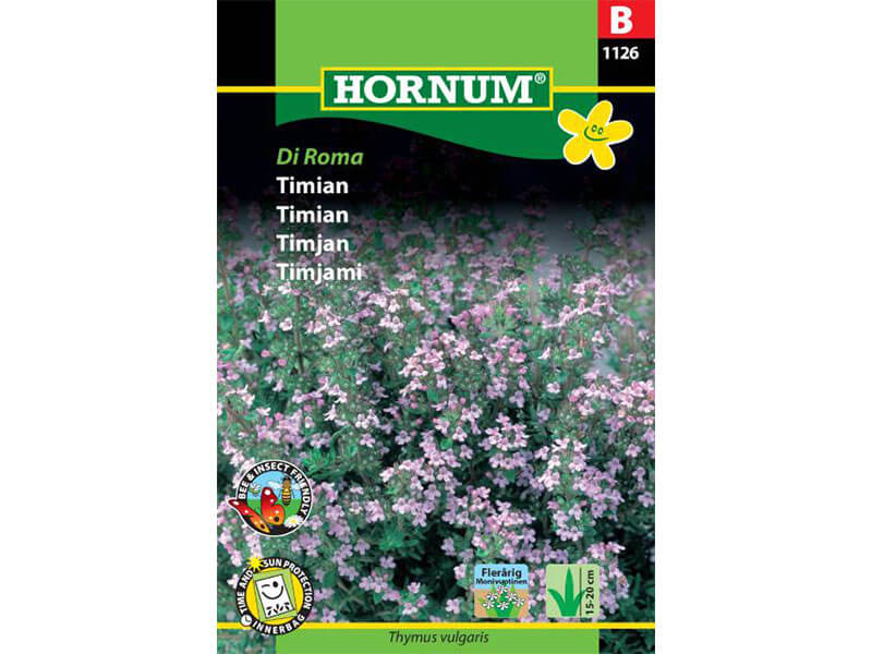 Frøpose med Timian, Di Roma.