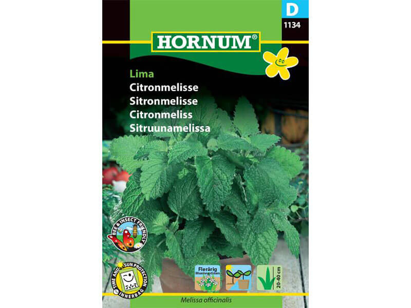 Frøpose med citronmelisse, Lima.