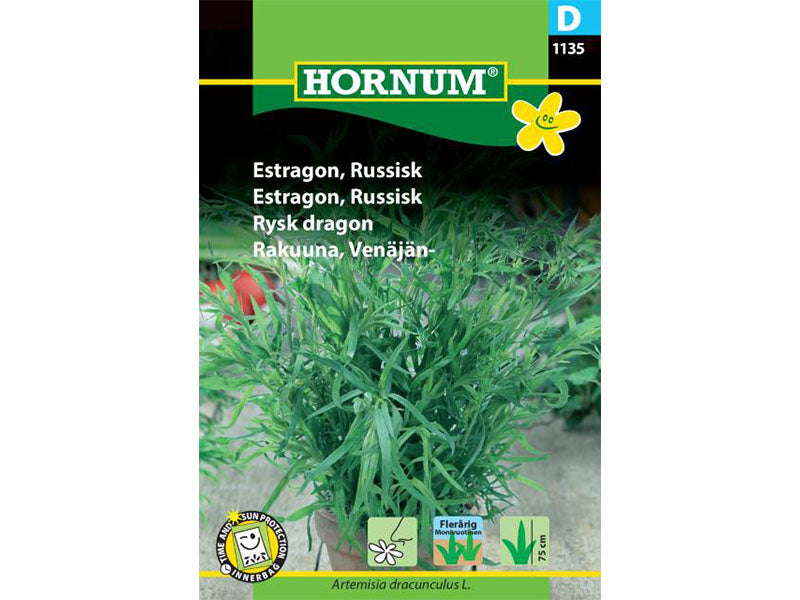 Frøpose med russisk estragon.