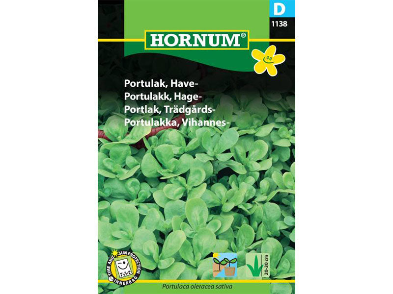 Frøpose med portulak til haven.