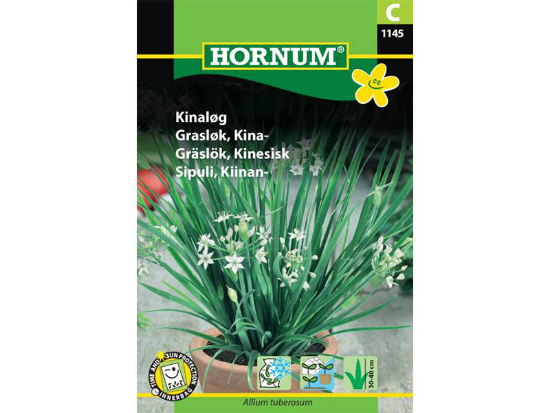 Frøpose med kinaløg til dyrkning.