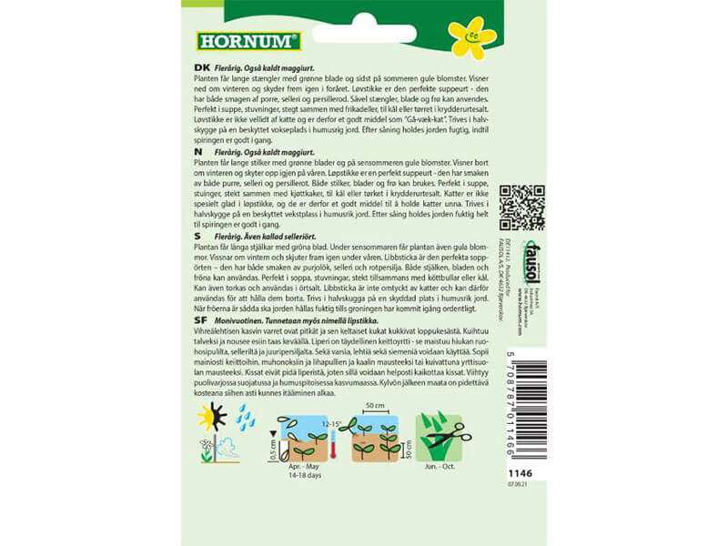 Frø pose, Løvstikke (C)