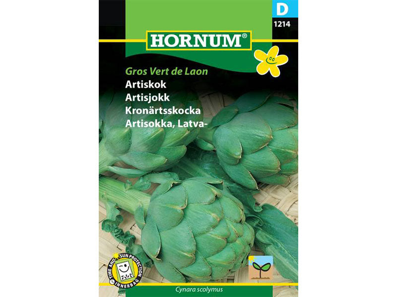 Frøpose med artiskok, Gros Vert de Laon.