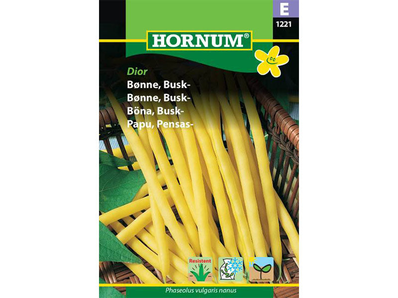 Frøpose med buskbønner, Dior sort.