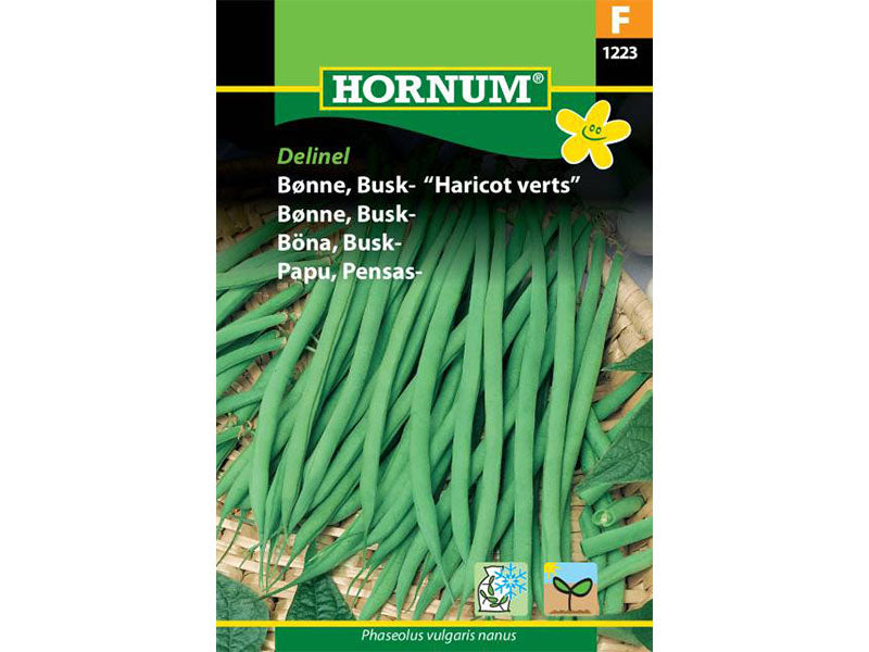 Frøpose med buskbønner, Delinel/Haricot Verts.