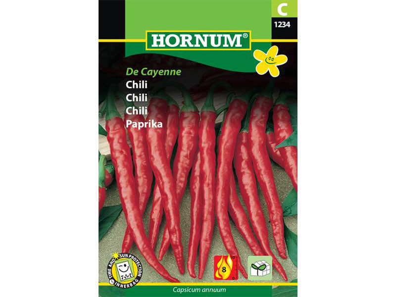 Frøpose med Cayenne chili.