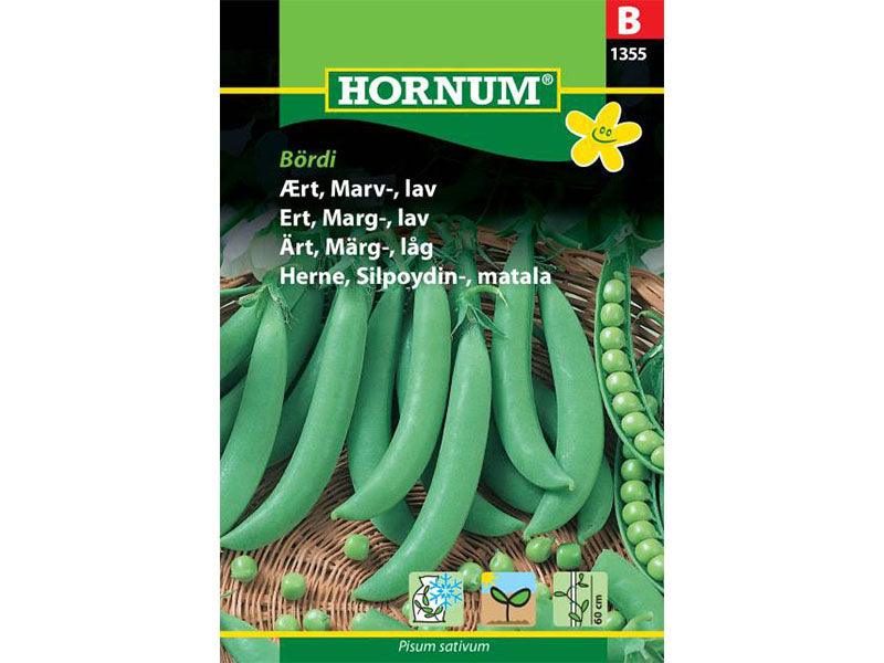 Frøpose med lav marværter, sorten Bördi.