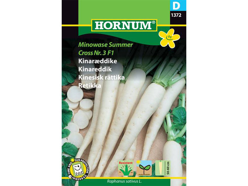 Frøpose med Kinaræddike, Minowase S.C. Nr. 3.