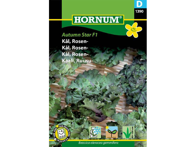 Frøpose med rosenkål, sorten Autumn Star F1.