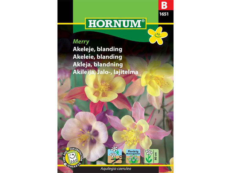 Frøpose med blanding af akeleje.