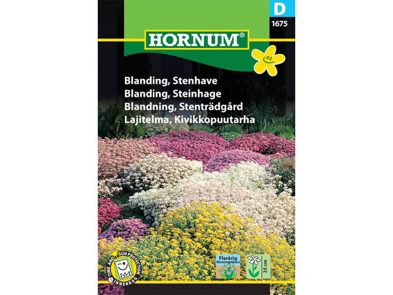 Frøpose med blanding til stenhave.