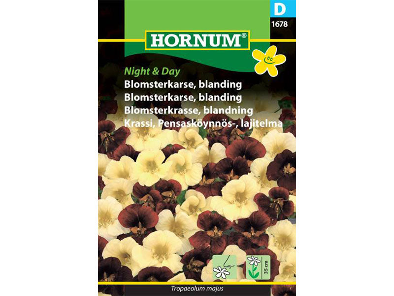 Frøpose med blanding af blomsterkarse, Night & Day.