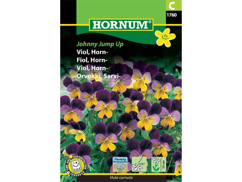 Frøpose med hornviol, Johnny Jump Up.