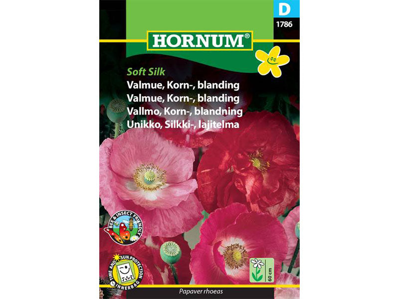 Frøpose med blanding af kornvalmuer.