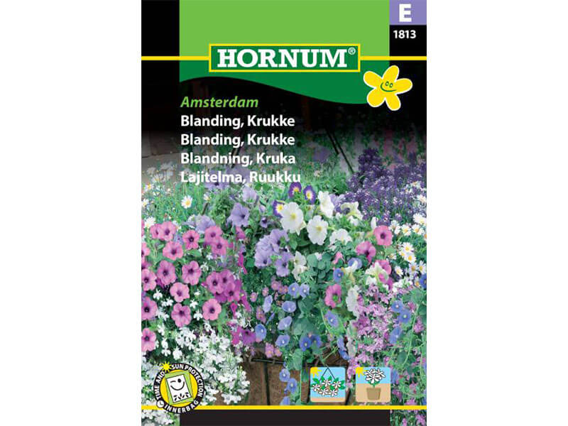 Frøpose med blanding til krukke i Amsterdam-stil.