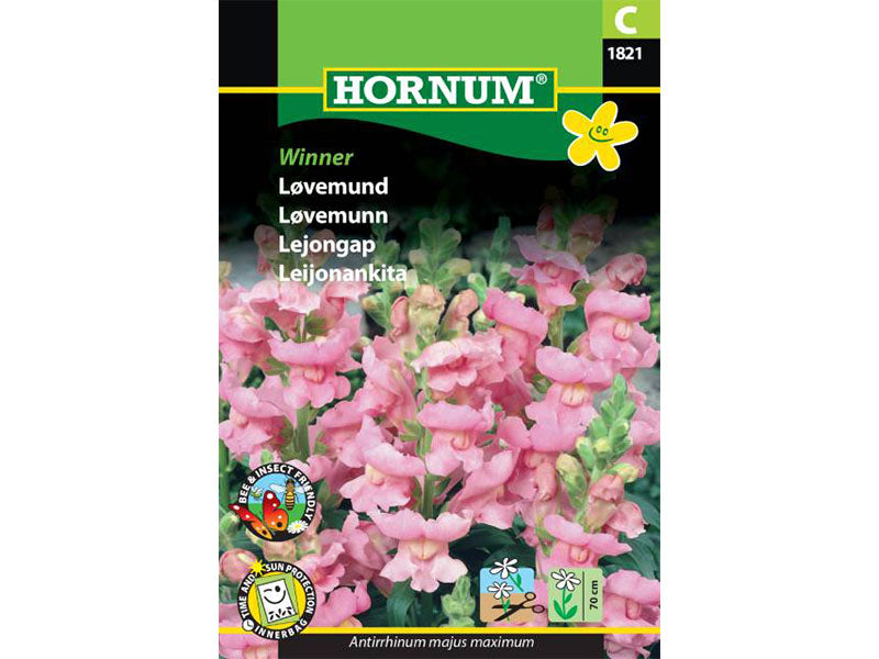 Frøpose med Løvemund, Winner.