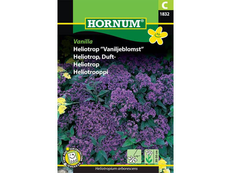 Frøpose med Heliotrop Vanilla.