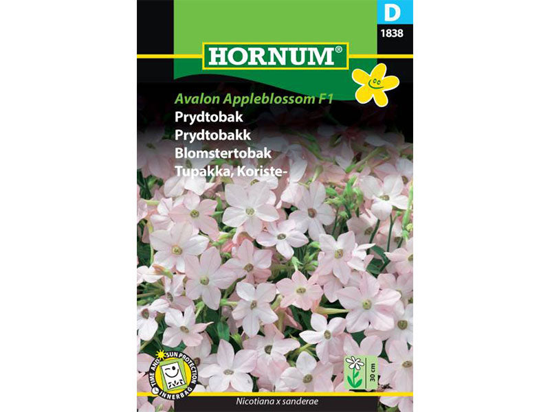 Frøpose med prydtobak Avalon Appleblossom F1.