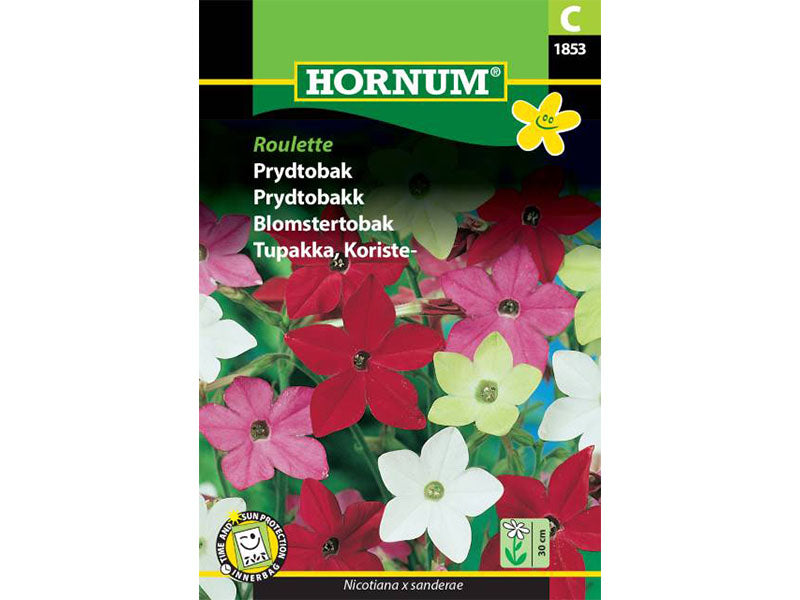 Frøpose med prydtobak, Roulette.