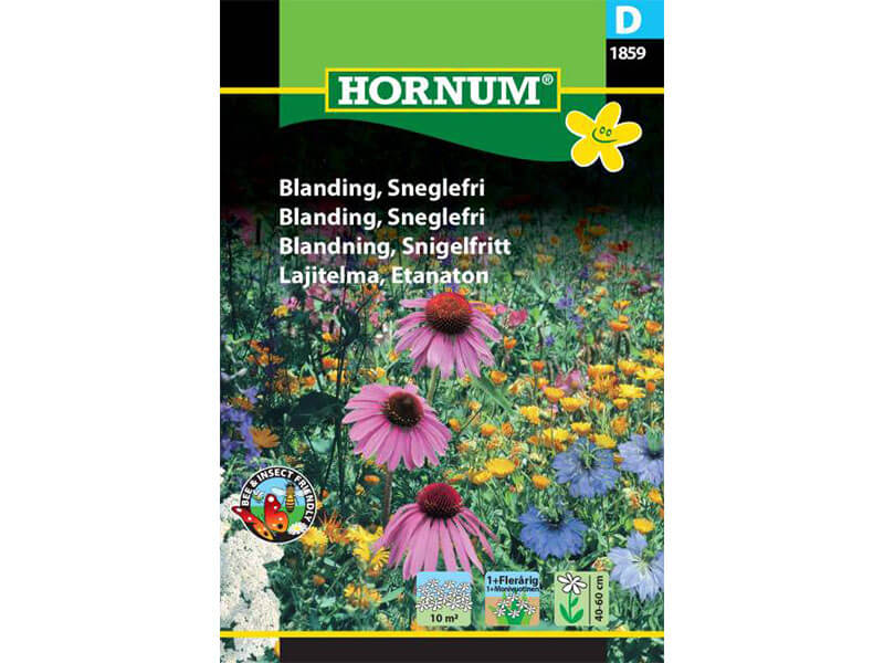 Frøpose med sneglefri blanding.