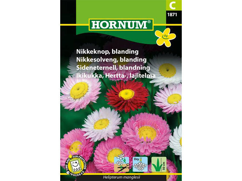 Frøpose med blanding af nikkeknop.