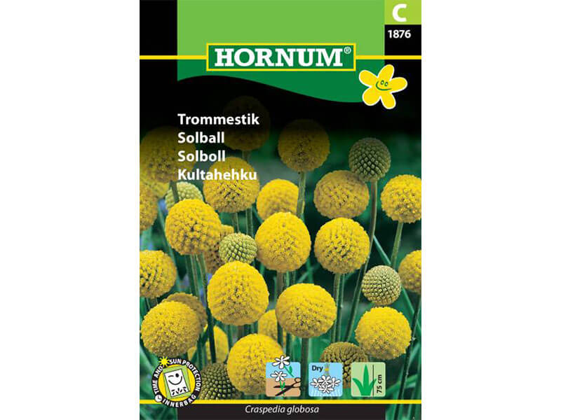 Frøpose med trommestik.