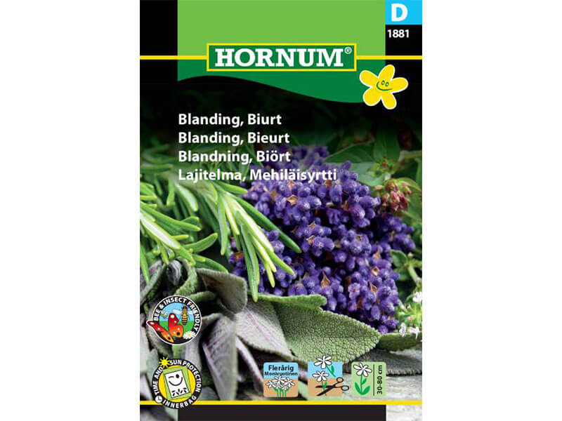 Frøpose med blanding af biurter.