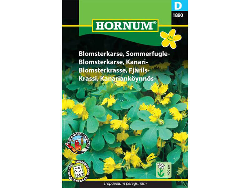 Frøpose med blomsterkarse til sommerfugle.
