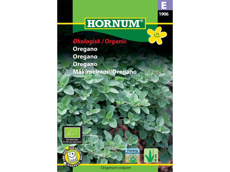 Økologisk oregano frøpose