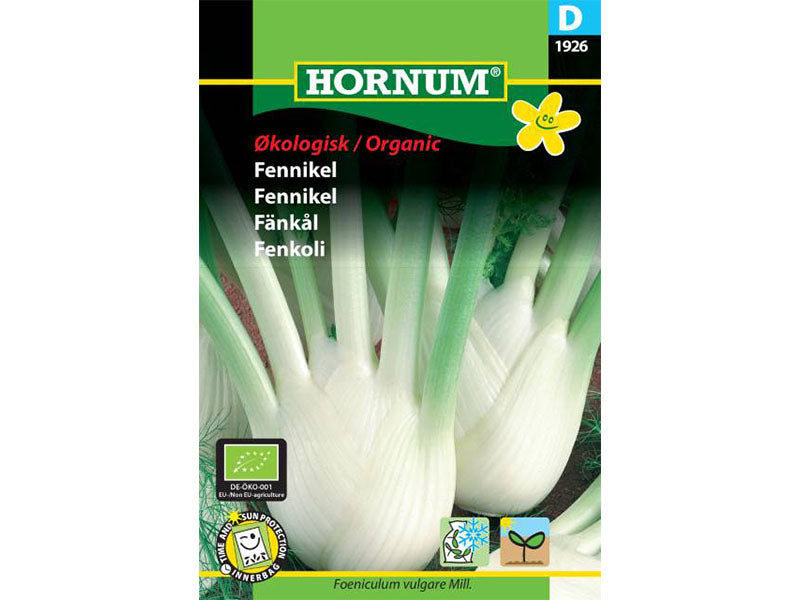 Frøpose med økologiske fennikelfrø, perfekt til haven.