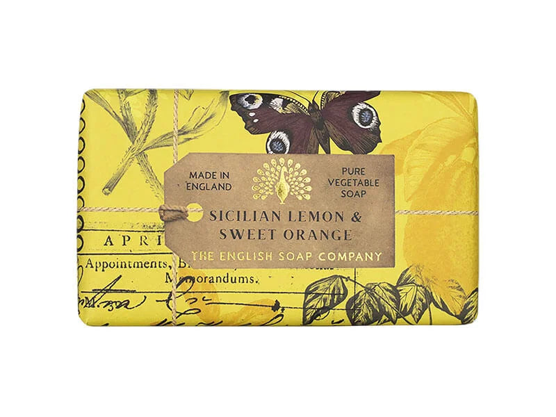 Sicilian Lemon & Sweet Orange sæbebar, Anniversary model.