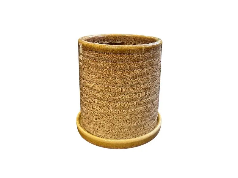 Miriam krukke, ø 16 cm, caramel.