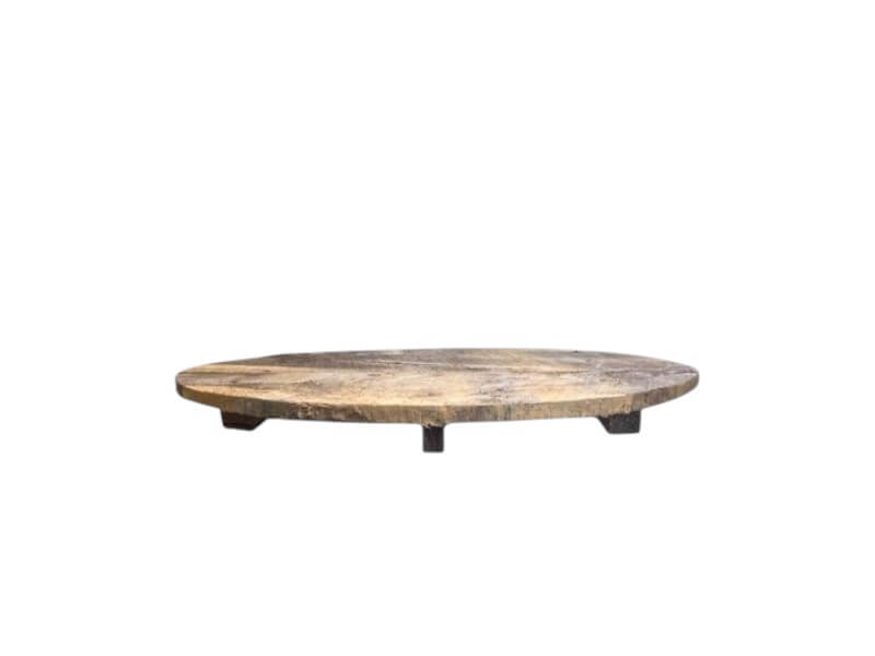 Woodplate Large Vintage, diameter 50-60 cm.
