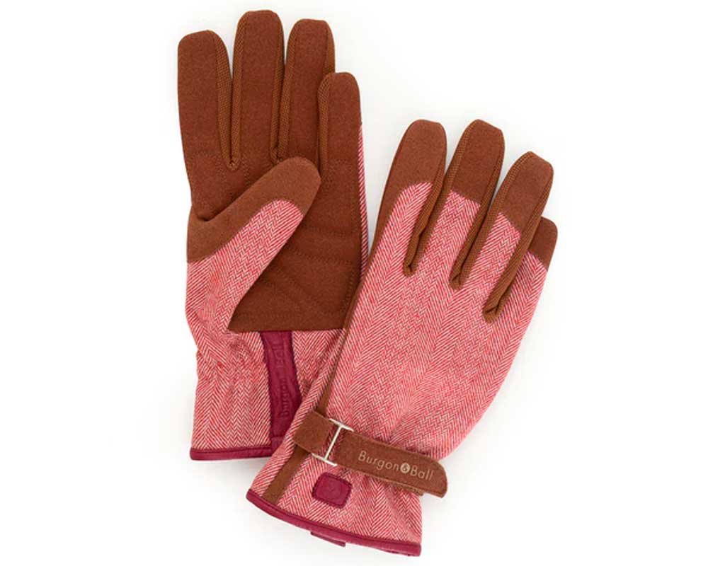 Havehandske, model Red Tweed, størrelse S/M.