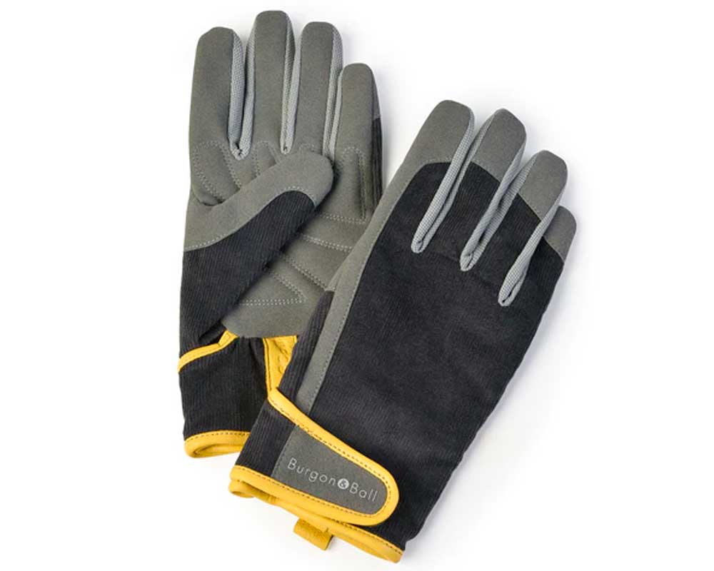 Havehandsker i størrelse L/XL – Slate Corduroy.