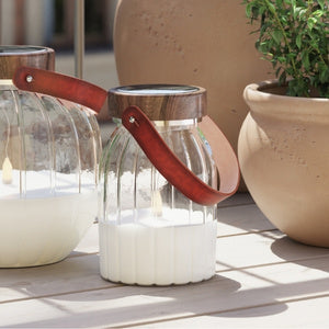 Deluxe solcelle lanterne, medium - 13x17 cm