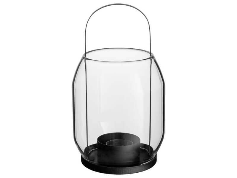 Ernst Lygte D13 H22, sort lampe.