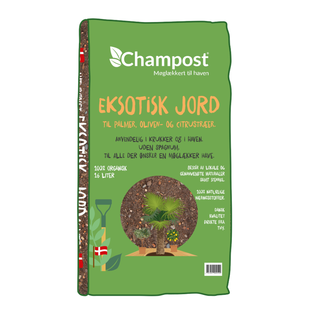 Eksotisk Jord 10 Liter til planter.