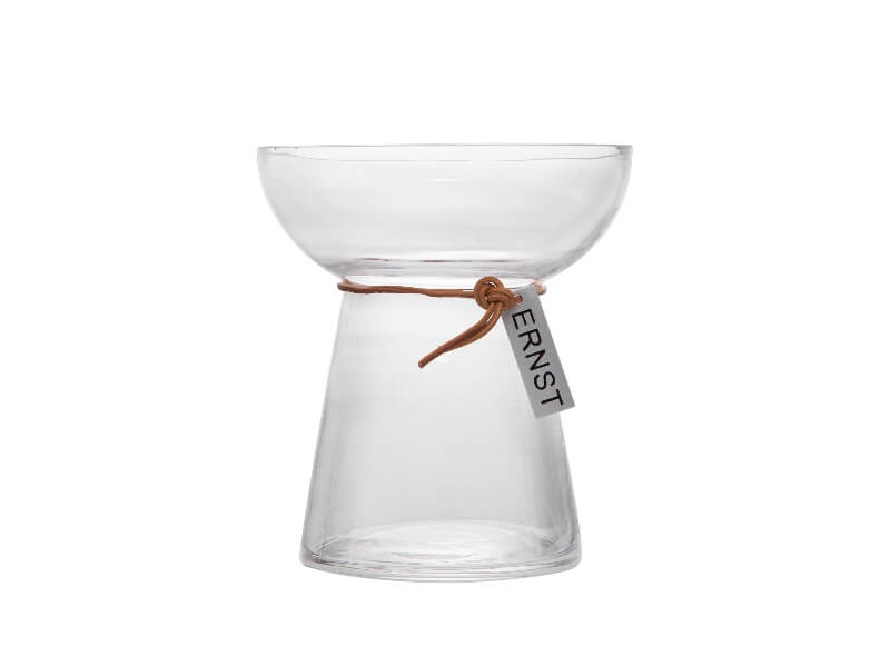 Hyacintglas Ernst, diameter 11 cm, højde 11 cm.