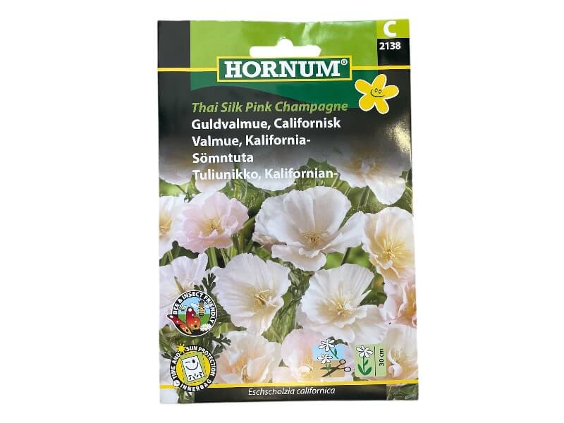 Guldvalmue, Californisk Thai Silk, model Pink Champagne.