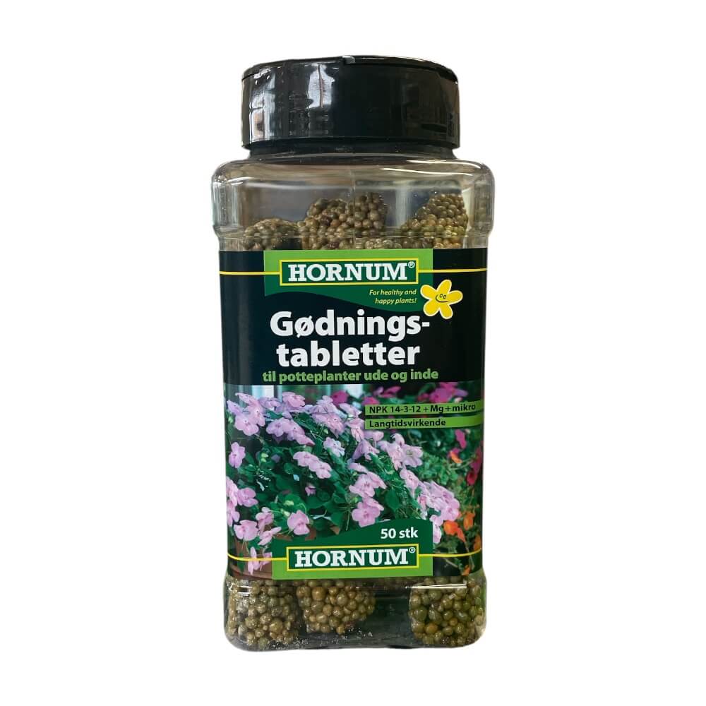 HORNUM Gødningstabletter 50 stk.