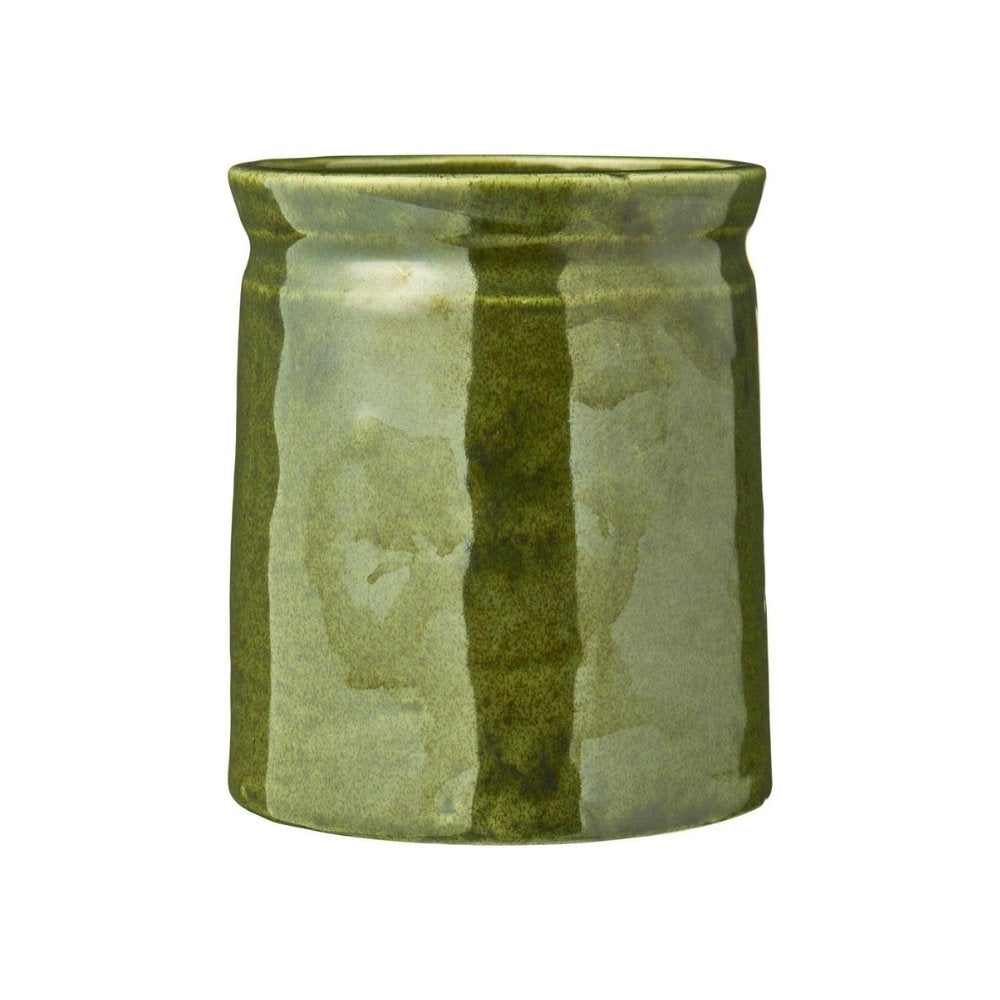 Ib Laursen Skjuler mosgrøn distressed h17 ø14,8 cm