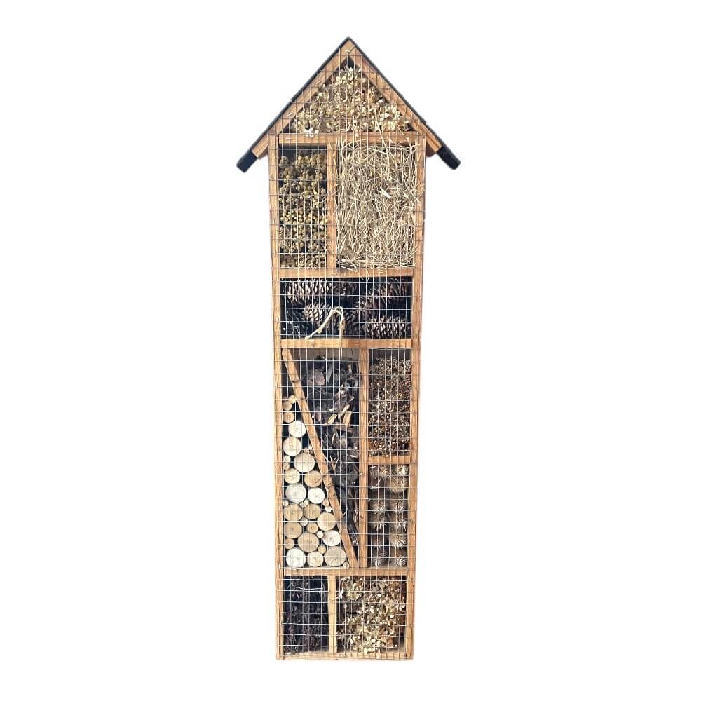 Insekthotel, ass. størrelse