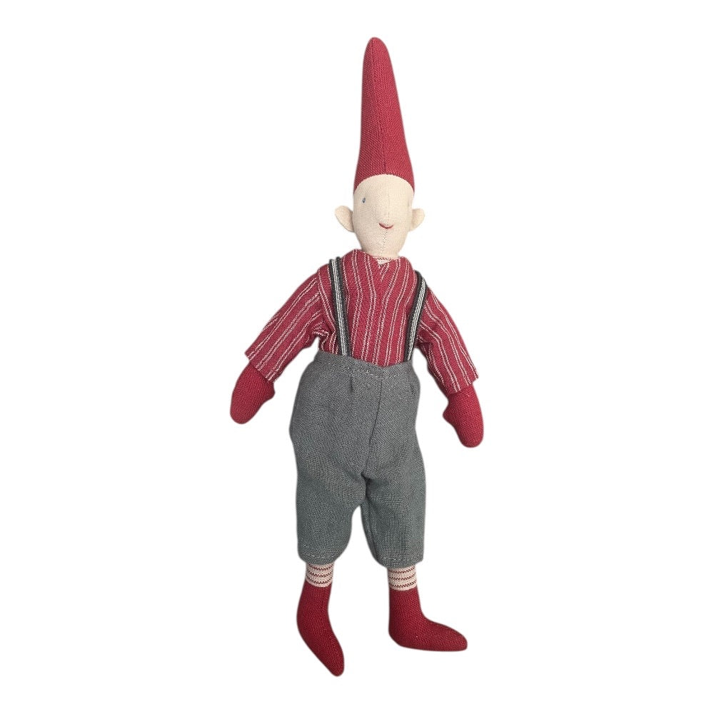 Nisse, str. 2 - Dreng - Rød skjorte fra maileg