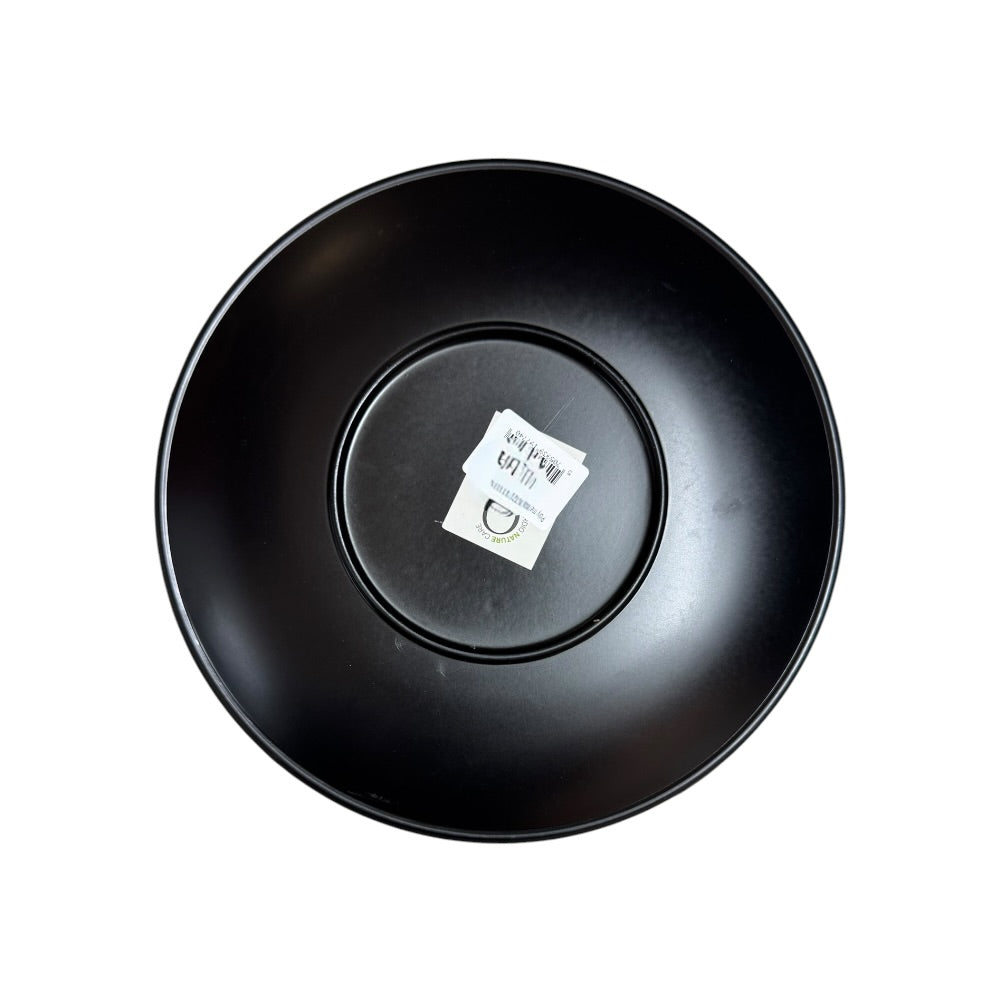 Rundt fad, Poly metal, Ø25xH1,5 cm - bordeaux
