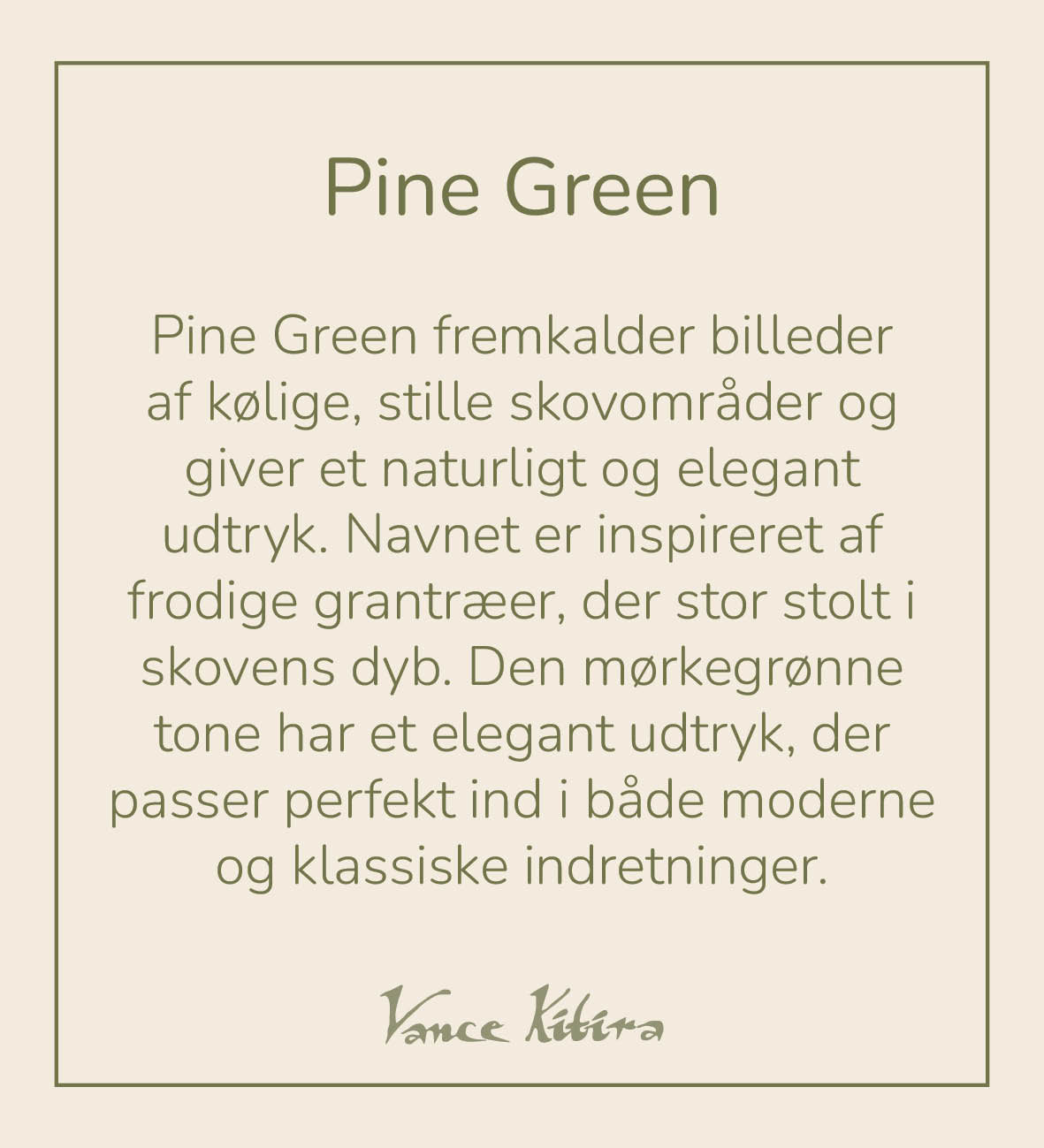 Vance Kitira LYS Pine Pair 2,25x30 cm