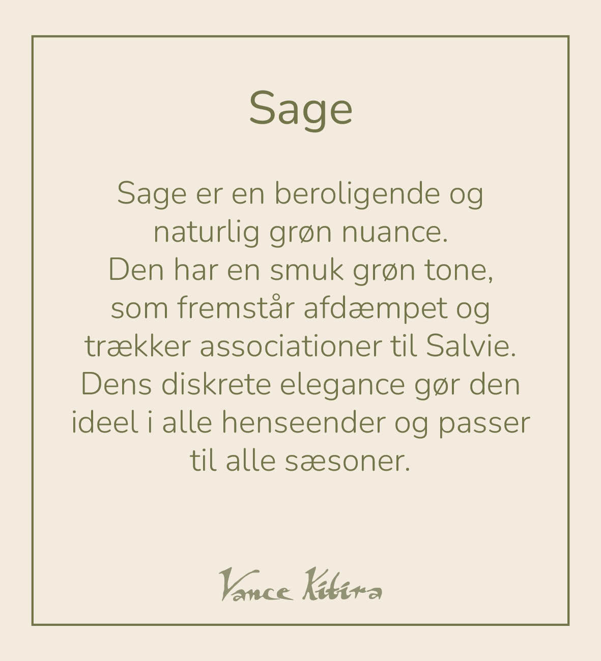 Timber bloklys, Sage - 5x10 cm