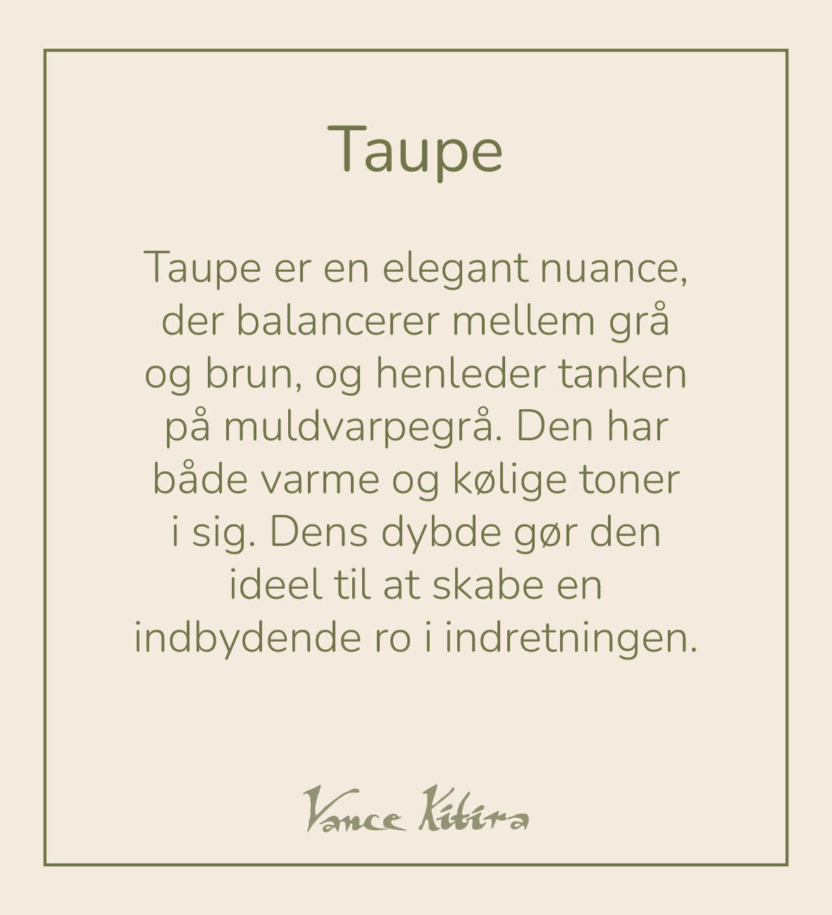 Timber bloklys, Taupe - 5x10cm