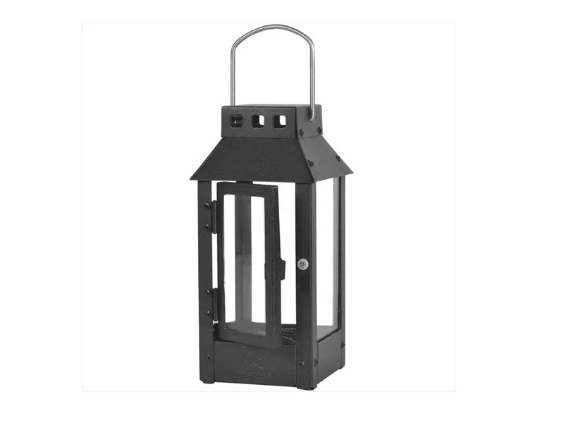 Micro Small Lantern - sort, pulverlakeret og galvaniseret.